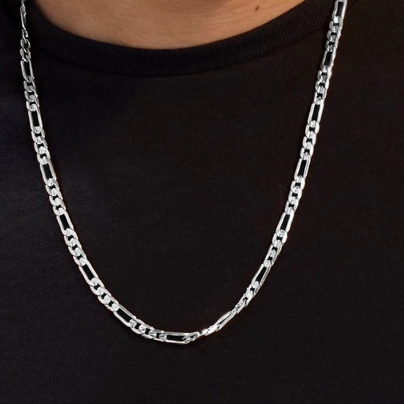 Stainless Steel Figaro Chain Link 6mm 20